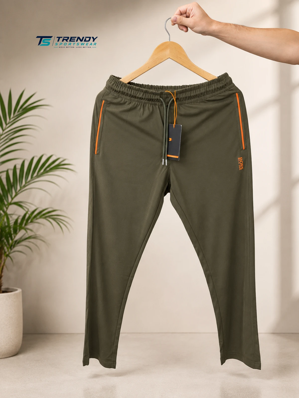 Imported Interlock Sports Trouser for Men | Premium Stretch Gym & Casual Pants