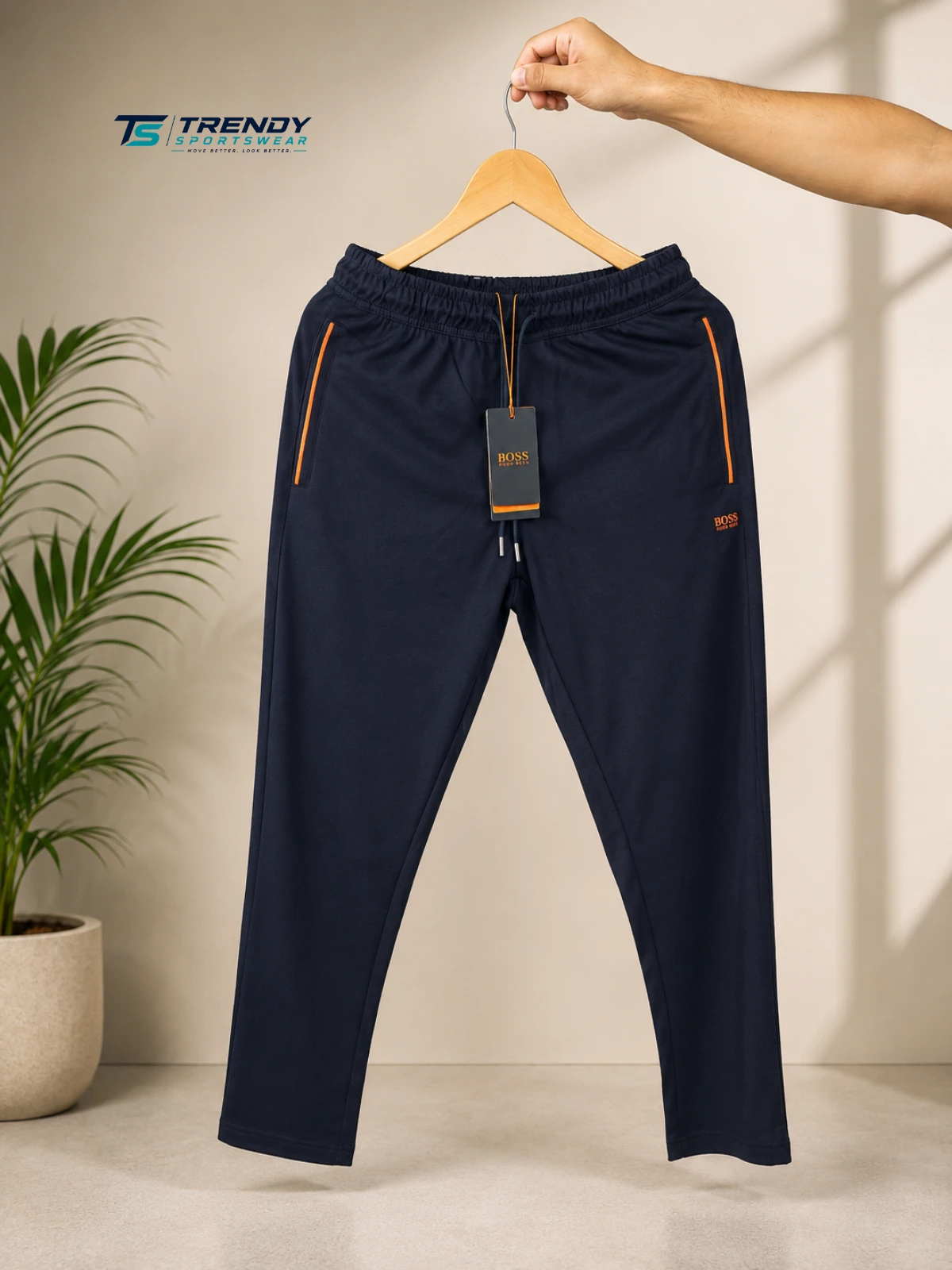 Imported Interlock Sports Trouser for Men | Premium Stretch Gym & Casual Pants