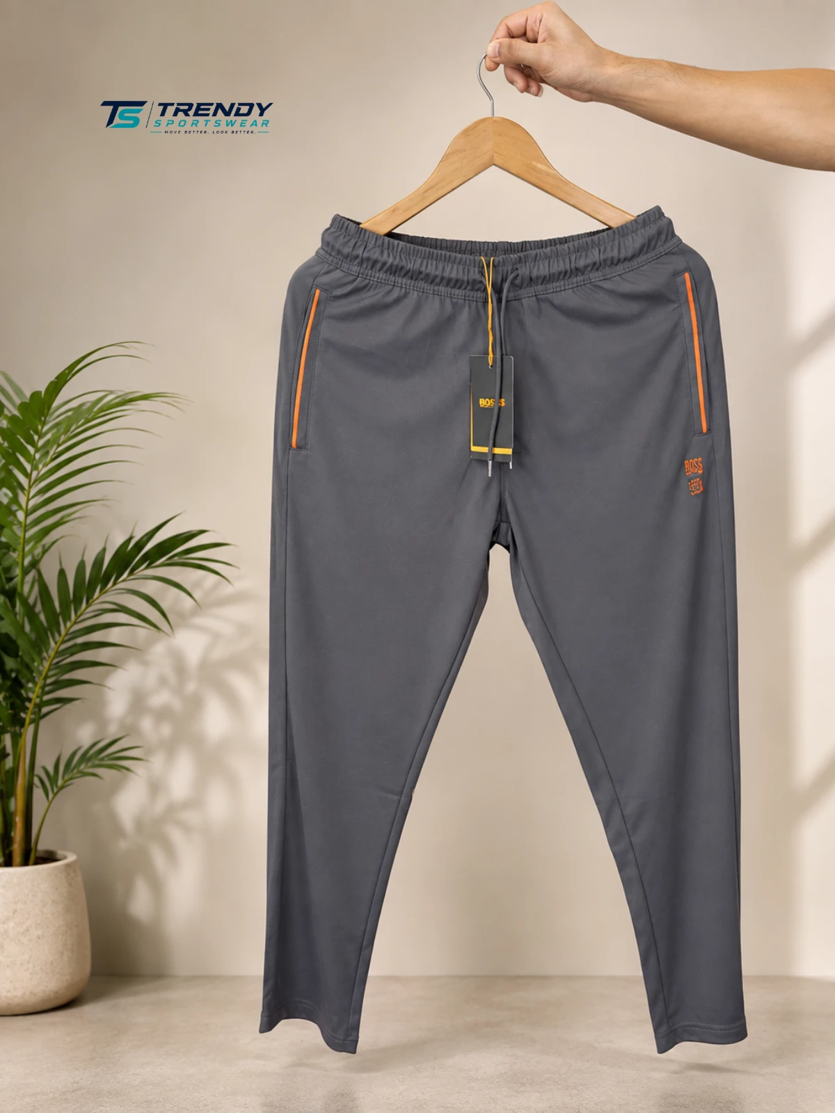 Imported Interlock Sports Trouser for Men | Premium Stretch Gym & Casual Pants